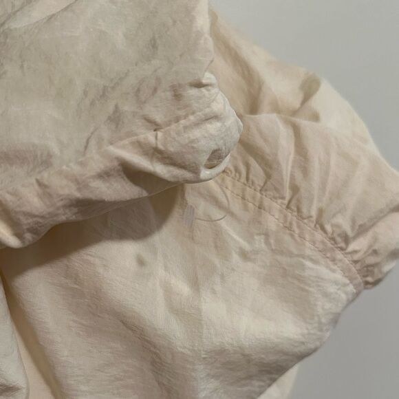 FP MOVEMENT Off The Bleachers Coaches Jacket M Layering Lightweight Boho Cream - Picture 8 of 8